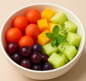 Cactus Melon Medley Cereal Bowl