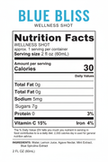 BLUE BLISS Nutrition Facts