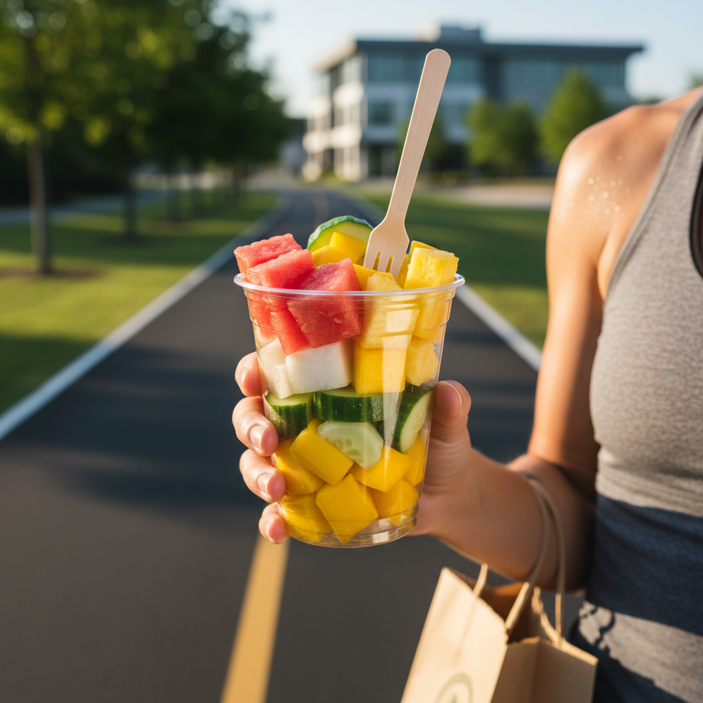 Fresh Fruit Cup Lifestyle