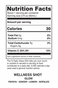 GLOW Nutrition Facts