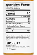 IMMUNITY Nutrition Facts
