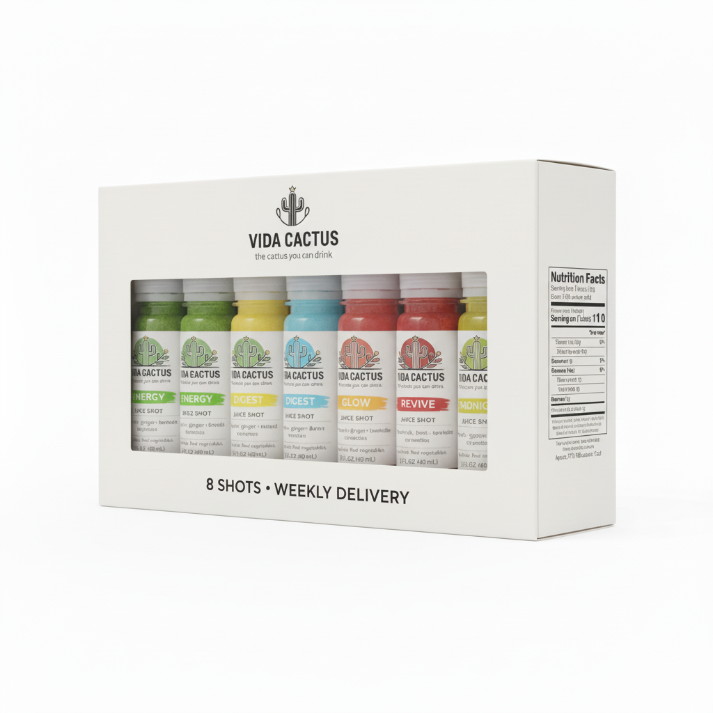 VidaCactus Co. 8-pack wellness shots